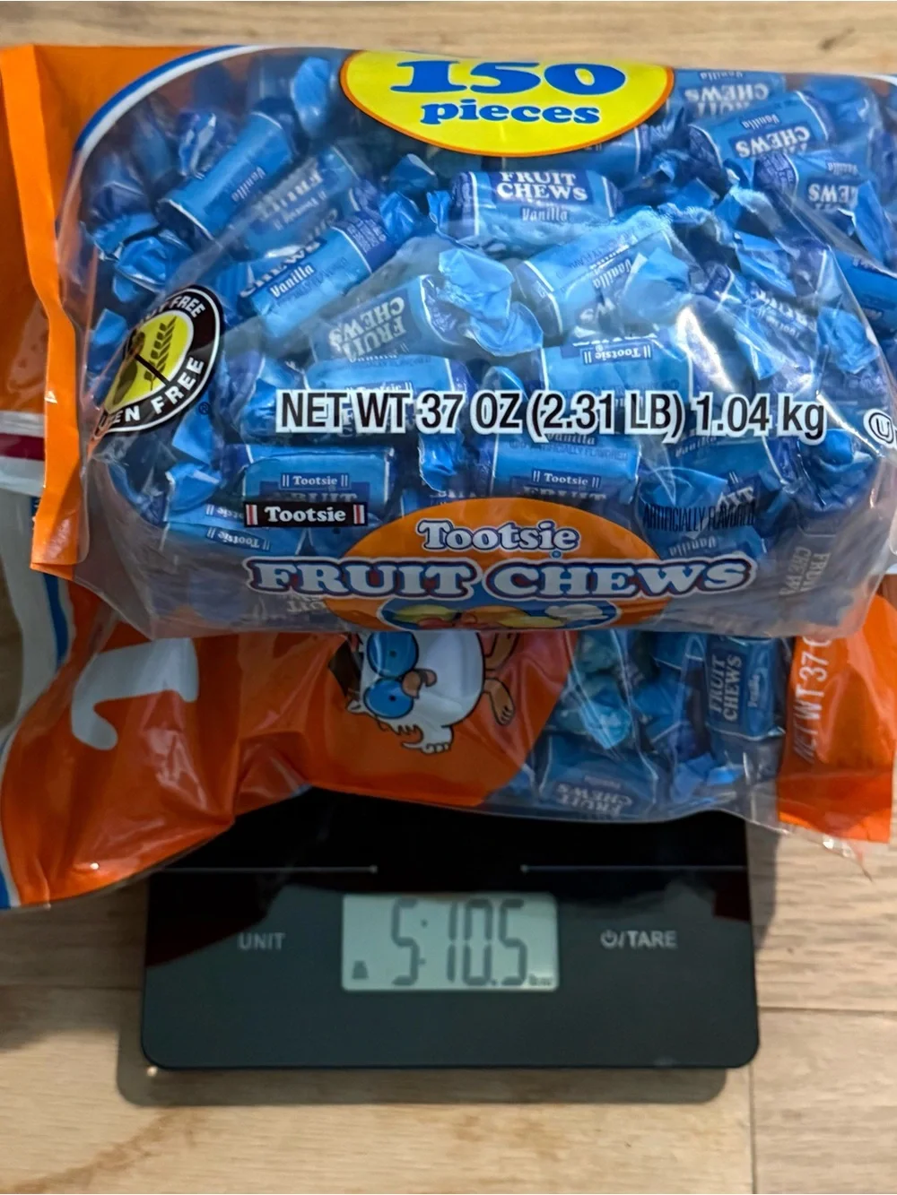 Tootsie Roll Fruit Chews - Blue (Vanilla)